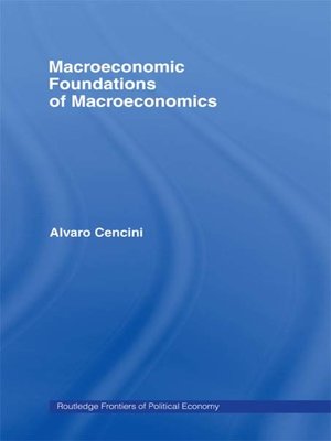 cover image of Macroeconomic Foundations of Macroeconomics